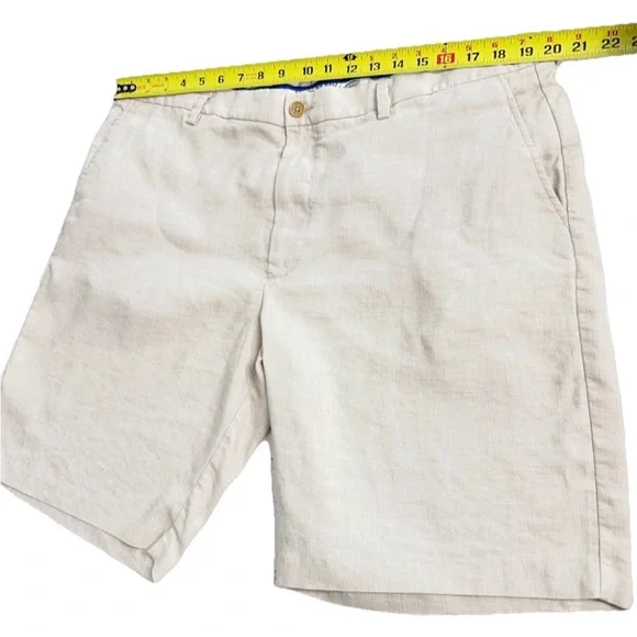 Tommy Bahama Linen Blend Shorts Size 40 Beige - Picture 5 of 7